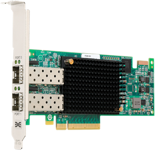 Adaptateur FC 2 ports PCIe 8 Gb Lenovo ThinkServer LPe16002B-M8-L