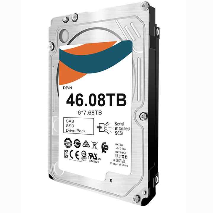 Pack SSD Lenovo DE4000F 46,08 To (12 x 3,84 To SAS 12 Gbit/s)