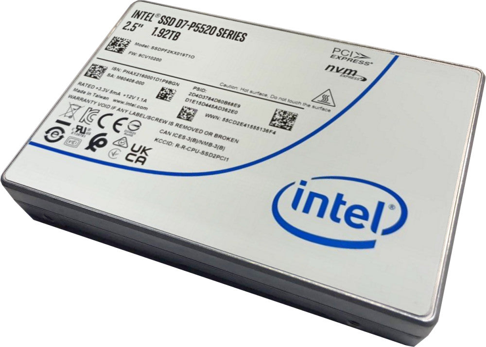 Lenovo P5520 7.68TB NVMe PCIe 3.5" SSD Hot Swap