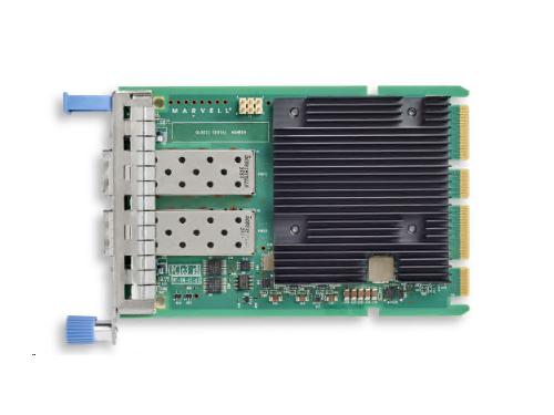 The Lenovo 10/25GbE SFP28 2-Port OCP Network Adapter delivers high-speed Ethernet performance with dual SFP28 ports supporting up to 25 Gbps data rates. Designed for enterprise networking environments, it provides reliable, wired connectivity for high-throughput applications.