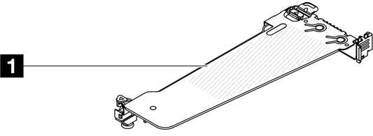 Kit d'options pour carte d'extension PCIe Lenovo V3 1U G4 X16 2
