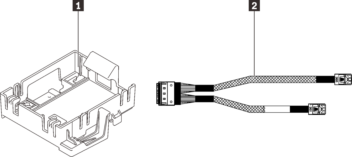 Kit de câbles LENOVO SR250/ST250/ST50 V3 M.2