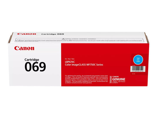 Cartouche de toner cyan Canon 069 (5093C001)