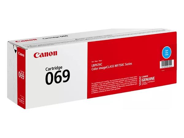 Canon 069 Cyan Standard Yield Toner Cartridge (5093C001) delivers high-quality print results for color laser printers such as the imageCLASS MF753Cdw, MF751Cdw, and LBP674Cdw. Manufactured in Japan with TAA compliance, this cyan cartridge ensures reliable color accuracy and performance.