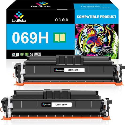 Cartouche de toner noir Canon 069 H pour imprimantes MF753Cdw/LBP674Cdw