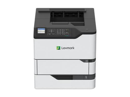 The Lexmark MS823dn LV TAA is a high-performance monochrome laser printer designed for demanding enterprise environments. With print speeds up to 65 ppm and a recommended monthly volume of up to 75,000 pages, it delivers unmatched productivity for high-volume workflows. Integrated duplex printing and TAA compliance make it a smart choice for government and large business operations.