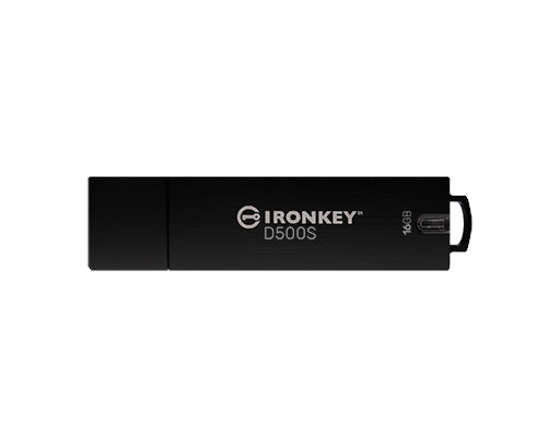 Clé USB 3.2 Kingston IronKey D500S 512 Go FIPS 140-3 AES-256