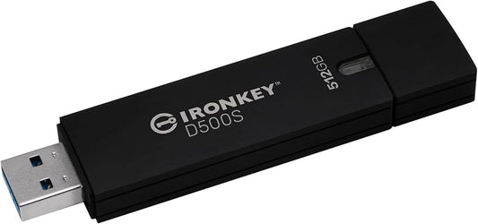 Clé USB 3.2 Kingston IronKey D500S 512 Go FIPS 140-3 AES-256