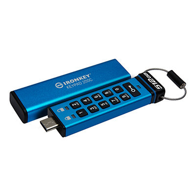 Clé USB-C Kingston IronKey Keypad 200C 512 Go