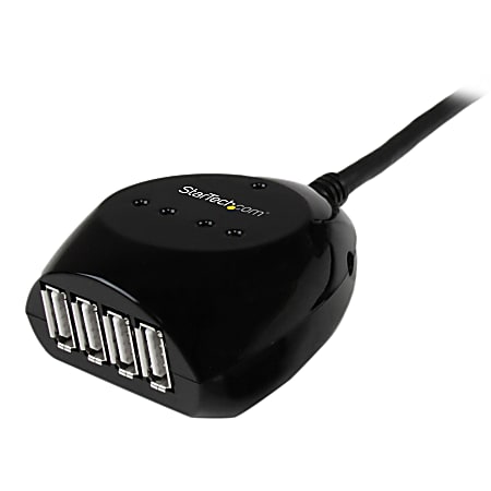 Câble USB 2.0 actif StarTech USB2EXT4P15M (15 m) avec hub 4 ports