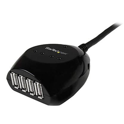 Câble USB 2.0 actif StarTech USB2EXT4P15M (15 m) avec hub 4 ports