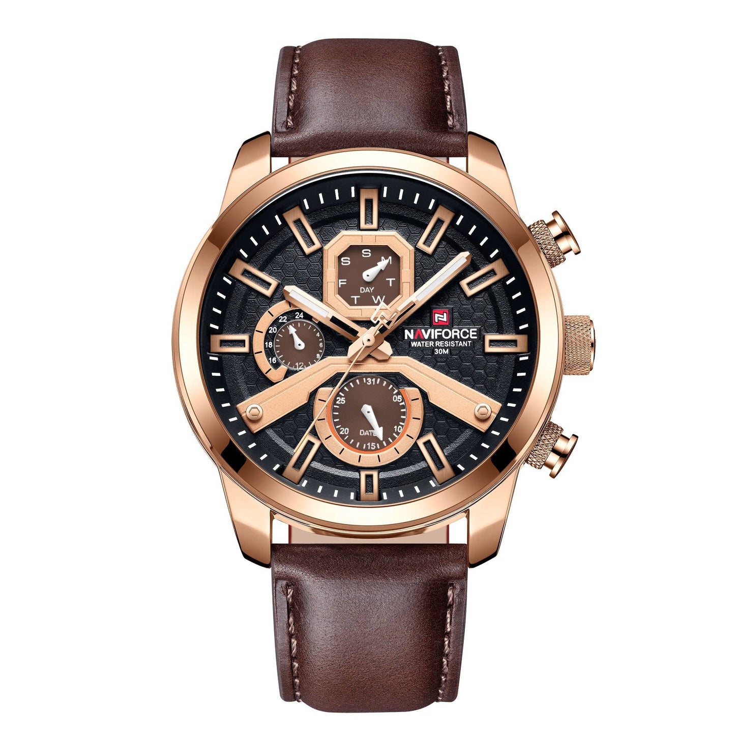 Fashion Luminous Waterproof Large Dial Watch