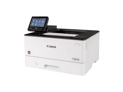 The Canon 5952C004 imageCLASS LBP247dw is a high-performance monochrome laser printer designed for robust office environments. With print speeds of up to 42 pages per minute and automatic duplexing, it ensures fast, efficient document output. Featuring wireless connectivity, a 5-inch touchscreen, and both PCL and UFR II support, it streamlines productivity across diverse platforms.