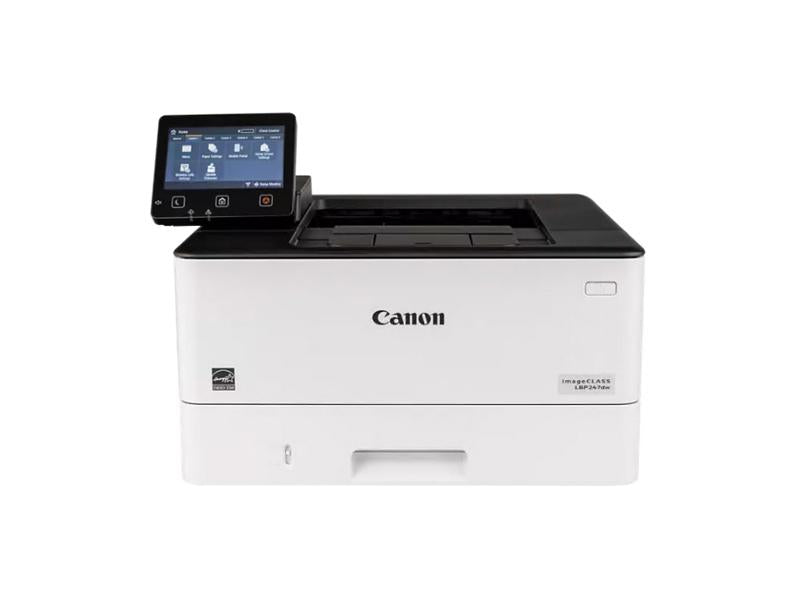 The Canon 5952C004 imageCLASS LBP247dw is a high-performance monochrome laser printer designed for robust office environments. With print speeds of up to 42 pages per minute and automatic duplexing, it ensures fast, efficient document output. Featuring wireless connectivity, a 5-inch touchscreen, and both PCL and UFR II support, it streamlines productivity across diverse platforms.