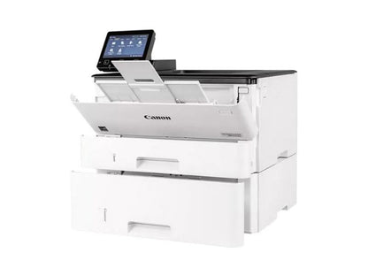 The Canon 5952C004 imageCLASS LBP247dw is a high-performance monochrome laser printer designed for robust office environments. With print speeds of up to 42 pages per minute and automatic duplexing, it ensures fast, efficient document output. Featuring wireless connectivity, a 5-inch touchscreen, and both PCL and UFR II support, it streamlines productivity across diverse platforms.