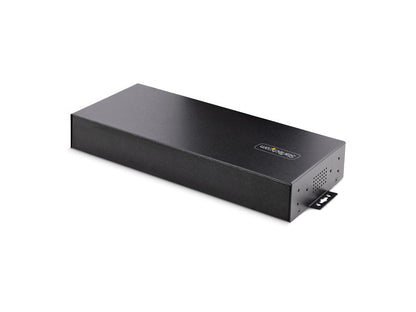 16-PORT INDUSTRIAL USB 3.0 HUB 5GBPS, METAL, MOUNTABLE, ESD PROTECTION, TERMINAL BLOCK POWER, UP TO 120W SHARED USB CHARGING, DUAL-HOST SWITCH