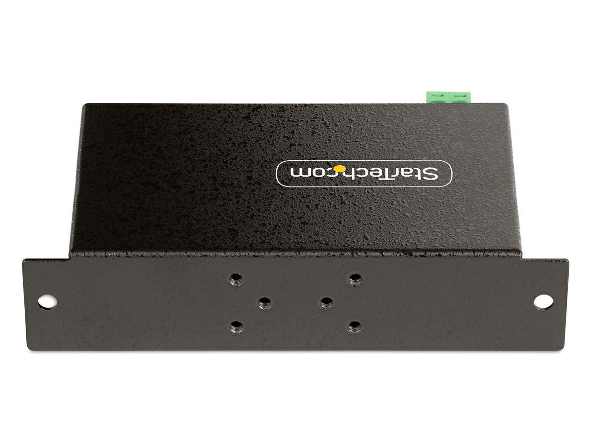 4-PORT MANAGED USB HUB - HEAVY DUTY WITH METAL INDUSTRIAL HOUSING, ESD &amp; SURGE PROTECTION - 4X USB-A - WALL/DESK/DIN-RAIL MOUNTABLE - USB 3.2 (5GBPS)