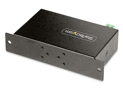 4-PORT MANAGED USB HUB - HEAVY DUTY WITH METAL INDUSTRIAL HOUSING, ESD &amp; SURGE PROTECTION - 4X USB-A - WALL/DESK/DIN-RAIL MOUNTABLE - USB 3.2 (5GBPS)