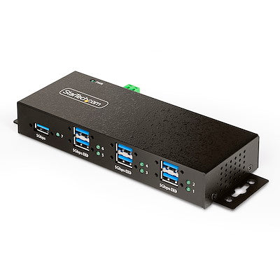 Hub industriel géré StarTech 7 ports USB 3.2 avec boîtier métallique