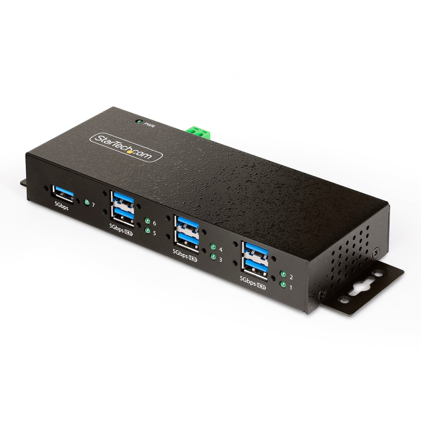 Hub industriel géré StarTech 7 ports USB 3.2 avec boîtier métallique