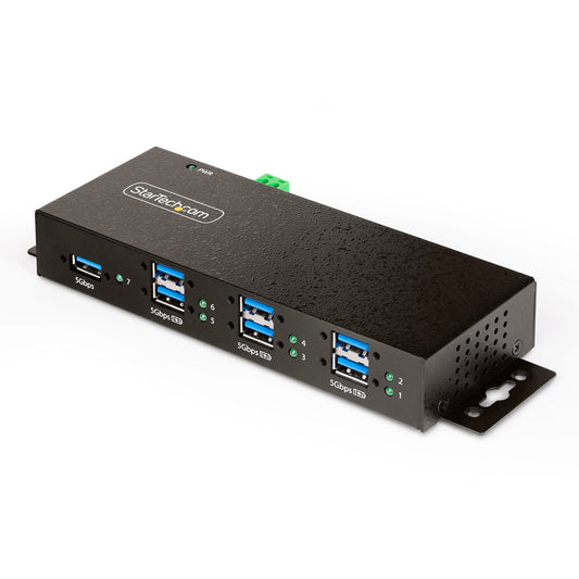 Hub industriel géré StarTech 7 ports USB 3.2 avec boîtier métallique