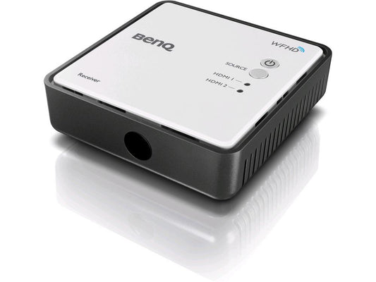 The BENQ WDP01 Wireless FHD Kit offers a cable-free Full HD streaming solution tailored for BENQ’s HT1075 and HT1085ST projectors. With streamlined integration and plug-and-play convenience, it enhances home cinema setups by eliminating HDMI cable clutter. Ideal for clean installations in media rooms, it delivers Full HD video transmission wirelessly with minimal setup.