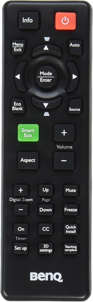 Télécommande BENQ 5J.J9V06.001 pour MX620ST/MS504/MH680/MX522P