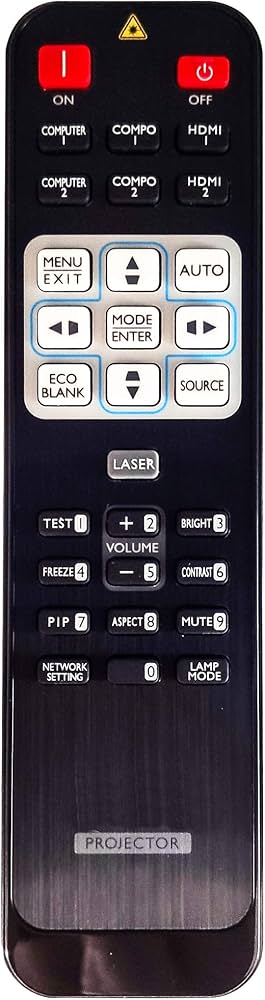 BENQ Remote for MX768, MW769, SW916, MX723, SU917 Projectors