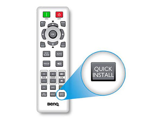 The BenQ RCX013 is a dedicated remote control designed for compatible BenQ projector models, including the MH530FHD, MS531, MX604W and others. Engineered for seamless integration, it offers responsive input and reliable command execution for enhanced presentation and viewing control. Ideal for business, education, or home cinema environments, it elevates projector usability with intuitive button layouts tailored to BenQ devices.