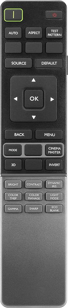 Télécommande pour projecteur BenQ HT8060/HT9060/W11000H/X12000H