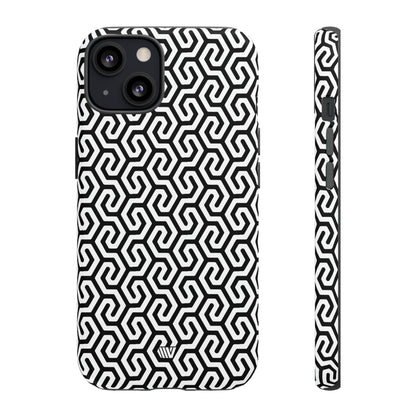 TWISTED GRID | Tough Phone Case
