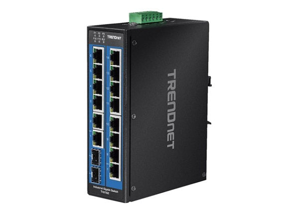 TRENDnet TI-G162 Commutateur Gigabit industriel 16 ports