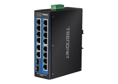 TRENDnet TI-G162 Commutateur Gigabit industriel 16 ports