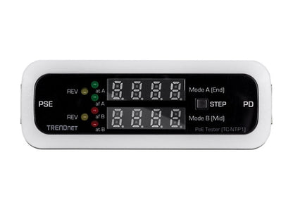 TRENDnet TC-NTP1 Inline PoE Tester, Gigabit Ethernet, TAA Compliant