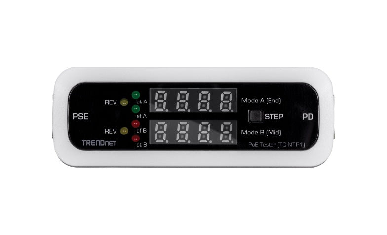 TRENDnet TC-NTP1 Inline PoE Tester, Gigabit Ethernet, TAA Compliant
