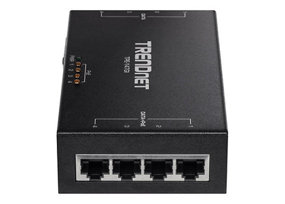 Injecteur PoE+ Gigabit 4 ports TRENDnet TPE-147GI 65 W