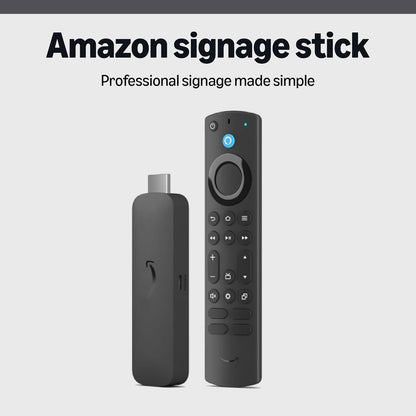 Eye-In Media Digital Signage Cloud Software with Amazon Signage Stick, 4K Video Support, WiFi 6E Compatible