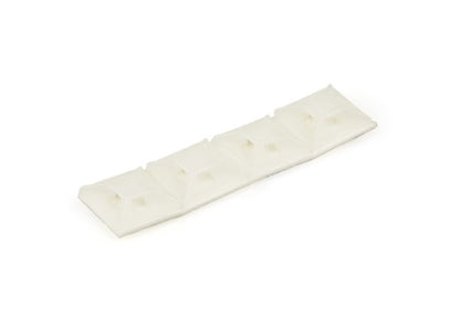 StarTech CBMCTM1 Adhesive Cable Tie Mounts, 100-Pack, Nylon, White