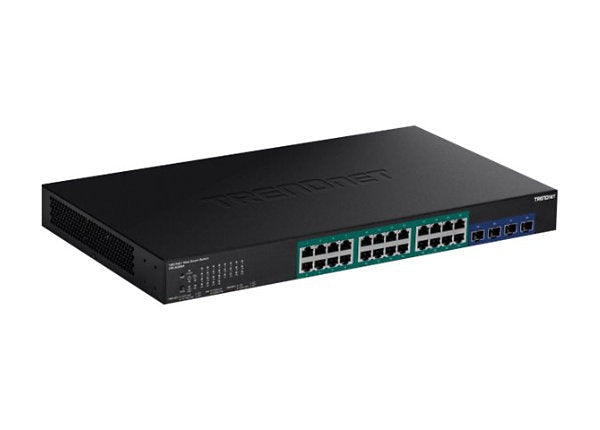 TRENDnet TPE-30284 28-Port Gigabit Web Smart PoE+ Switch with 10G SFP+