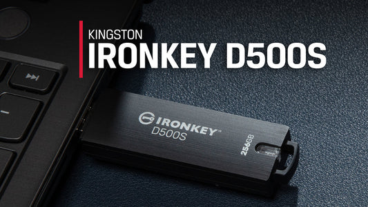 Clé USB 3.2 Kingston IronKey D500S 64 Go FIPS 140-3 AES-256