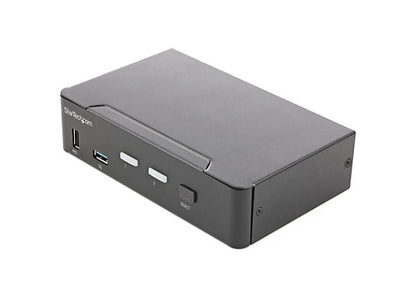 StarTech 2-Port HDMI KVM Switch with USB Hub, 4K 60Hz SV231HU34K6