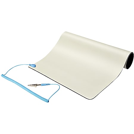 Tapis antistatique ESD StarTech pour bureau/table, 28 x 45 cm, beige
