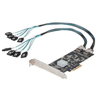 STARTECH 6-Port SATA III PCIe x4 Controller Card - 6Gbps