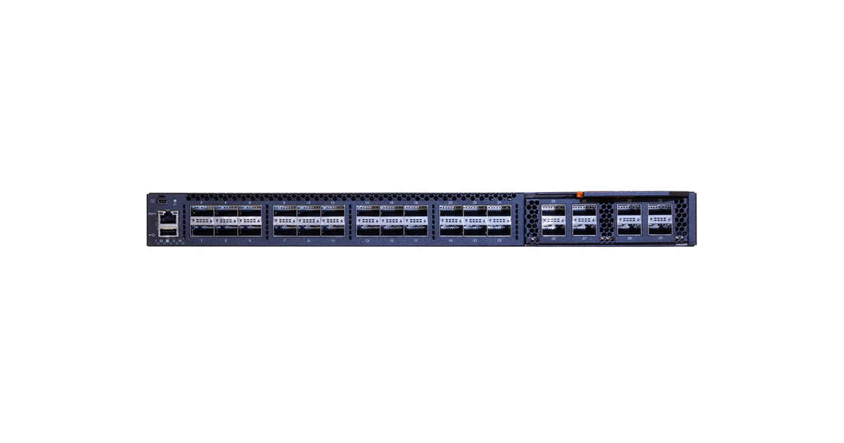 Lenovo RackSwitch G8332 40GbE QSFP+ Switch (Rear to Front, 7159BRX)