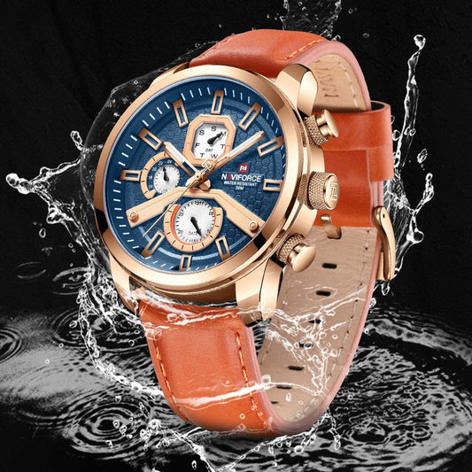 Fashion Luminous Waterproof Large Dial Watch