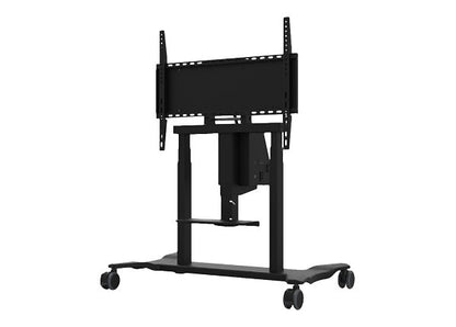 ViewSonic Electric Height Adjustable Mobile Cart, Black, VB-STND-007