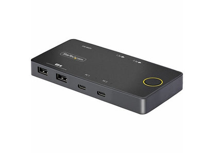 StarTech 2-Port USB-C KVM Switch with 4K HDMI and Dual 100W PD