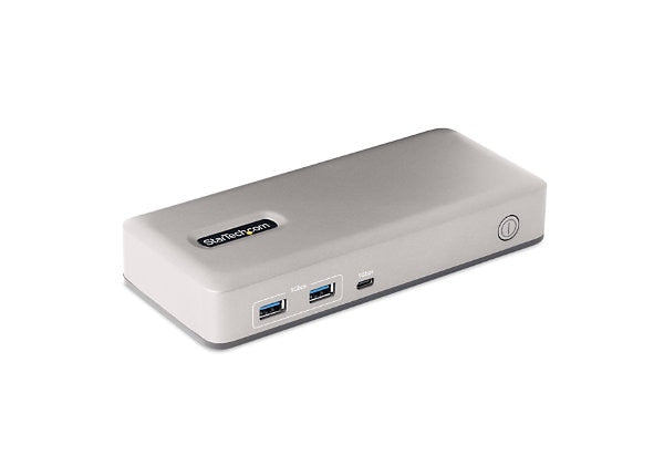Station d'accueil USB-C StarTech avec prise en charge de deux écrans, 4K 60 Hz, 85 W PD