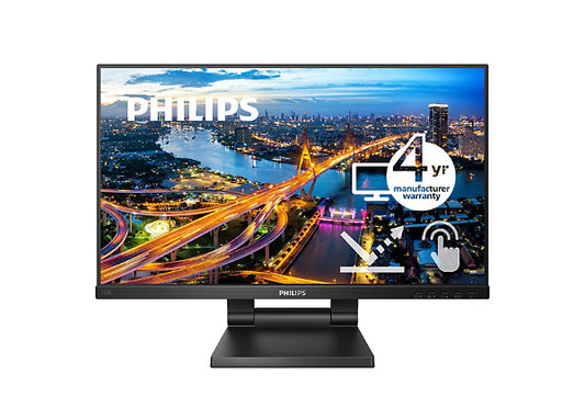 PHILIPS 242B1TC 24" FHD IPS Touch LCD Monitor, SmoothTouch, HDMI, DP, VGA