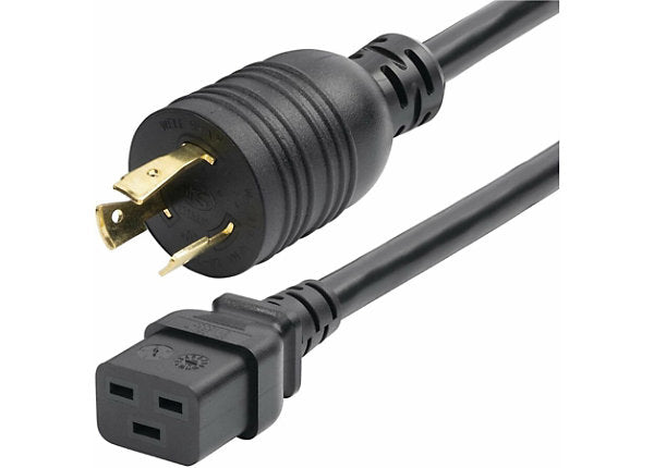 StarTech 6ft Heavy Duty Power Cord, L6-20P to C19, 12AWG, 20A 250V